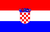 Croatia Flag 12 x 18 inch on Stick