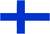 Finland Flag 12 x 18 inch on Stick