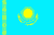 Kazakhstan Flag 4 X 6 Inch pack of 10