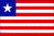 Liberia Flag 4 X 6 inch on stick