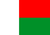 Madagascar Flag 4 X 6 inch on stick