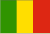 Mali Flag 4 X 6 inch on stick