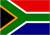South Africa Flag 4 X 6 inch on stick
