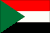 Sudan Flag 4 X 6 inch on stick