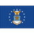 U.S. Air Force USAF Flag 12x18 inch on Stick