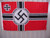 German U-Boat flag 3x5 ft. Economical Reichskriegsflagge - Kriegsmarine - (altered)