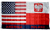 USA & Poland Flag 3 X 5 ft. Standard 150D