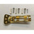 Brass Bracket with screws 1" diameter