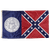 Old Georgia State Flag 1956-2001 Cotton 3 x 5 ft