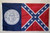 Old Georgia State Flag 1956-2001 Cotton 3 x 5 ft