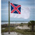 flag flying over ft fisher from sam maxey bell regiment