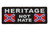 Heritage not Hate - Rebel Flag Patch - Confederate Battle Flag - Patch - 1.5 x 4 inch