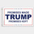 Trump Flag - Promises Kept - 3x5 - Screen Printed (Made in USA)
