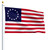 Betsy Ross Flag 6x10 ft Garrison  Nylon Fully Sewn Flag (USA Made)