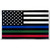 USA Thin Red Blue & Green Line Memorial Outdoor Made in USA