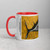 Mustard Snook Mug with Color Inside