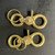 Brass Snaps Outrigger Clips Pair