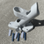 FLAGPOLE BRACKET - TWO POSITION WHITE ALUMINUM