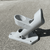 FLAGPOLE BRACKET - TWO POSITION WHITE ALUMINUM