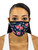 Navy Roses Face Mask With Filter Pocket