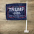 Trump Keep America Great 12"x18" Double Sided Car Flag Made in USA
