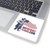 US Patriot Flags Square Stickers