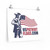 US Patriot Flags Logo Premium Matte horizontal posters