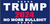 Trump 2024 No More Bullshit Blue Bumper Sticker