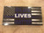 Blue Lives Matter Thin Blue Line USA Flag Bumper Sticker - Made in USA