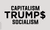 Capitalism Trumps Socialism Flag - Made in USA