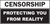 Censorship Protecting You From Reality Flag Made in USA