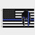 Police Spartan Helmet Thin Blue Line USA Flag - Made in USA Black Header