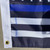 Police Spartan Helmet Thin Blue Line USA Flag - Made in USA Black Header