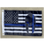 Police Spartan Helmet Thin Blue Line USA Flag - Made in USA Black Header