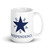 Conrad Texas Independence White glossy mug
