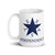 Conrad Texas Independence White glossy mug