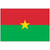 Burkina Faso Flag Nylon Outdoor - Made in USA