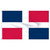 Dominican Republic No Seal Flag Nylon Outdoor - Made in USA