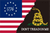 3x5 Betsy Ross Black Gadsden Don't Tread On Me Rough Tex Flag