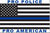 Pro Police Pro America USA Thin Blue Line Flag - Rough Tex