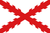 Spain Cross of Burgandy Flag - Rough Tex