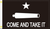 3x5 Gonzales Come And Take It Black Tactical Flag - Rough Tex