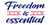 Freedom Is Essential Bumper Sticker