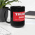 Trump 2024 Rd Flag Black Glossy Mug