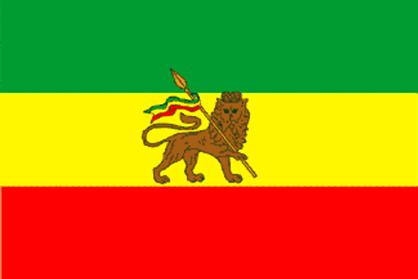 Lion of Judah - Ethiopia Lion Flag - 3x5 ft. Economical