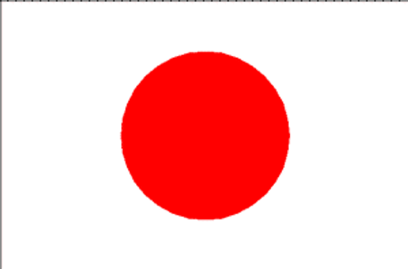 Japan Flag 3x5 ft. Economical