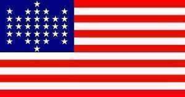 33 Star - Fort Sumter Flag - Union USA Flag 3x5 ft. Economical