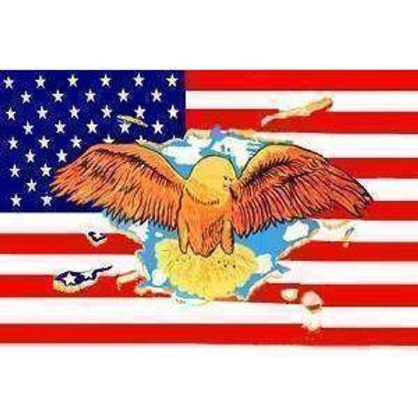 USA Eagle Flag 3 X 5 ft. Standard