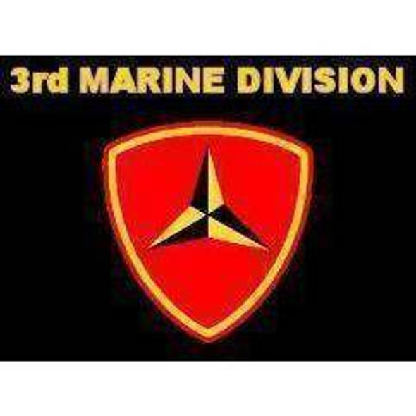 3rd Marine Division Flag 3 X 5 ft. Standard
