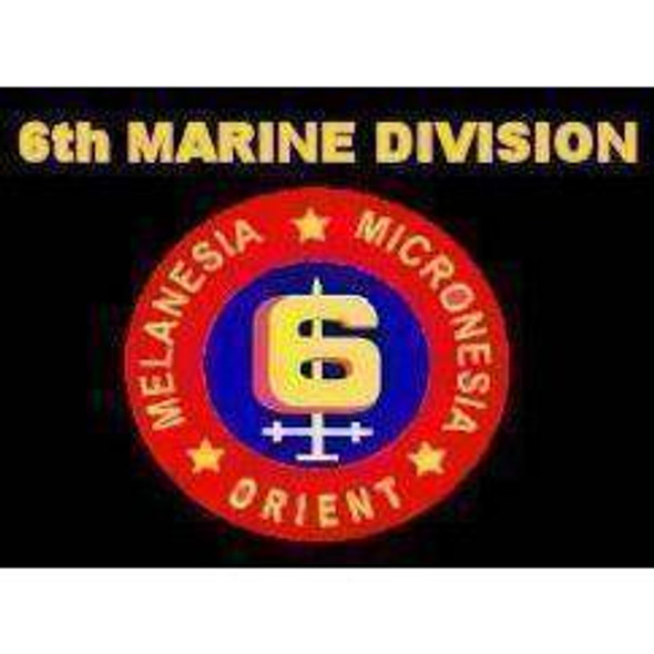 6th Marine Division Flag 3 X 5 ft. Standard